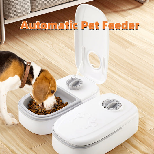AutoFeeda Automatic Pet Feeder | Timer-Controlled Meal Dispenser for Cats & Dogs